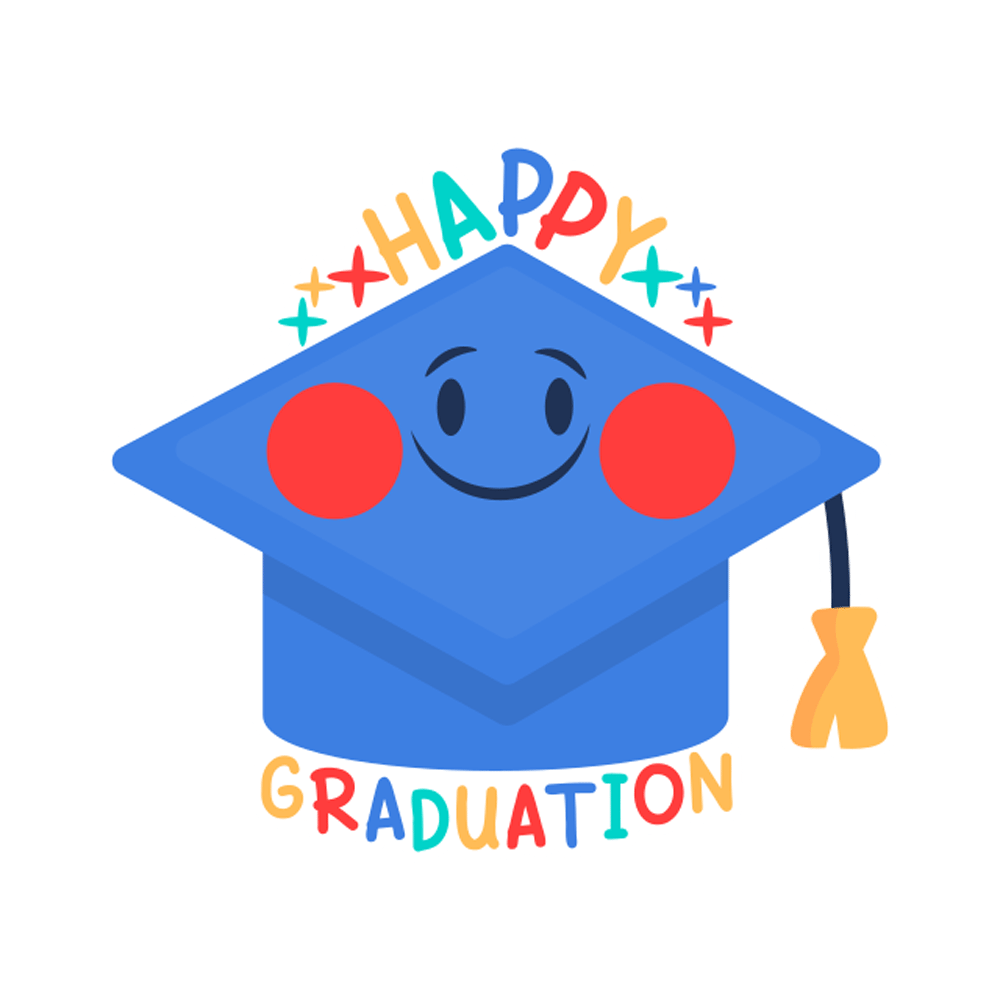 Graduate Cap Free Sticker Transparent Image