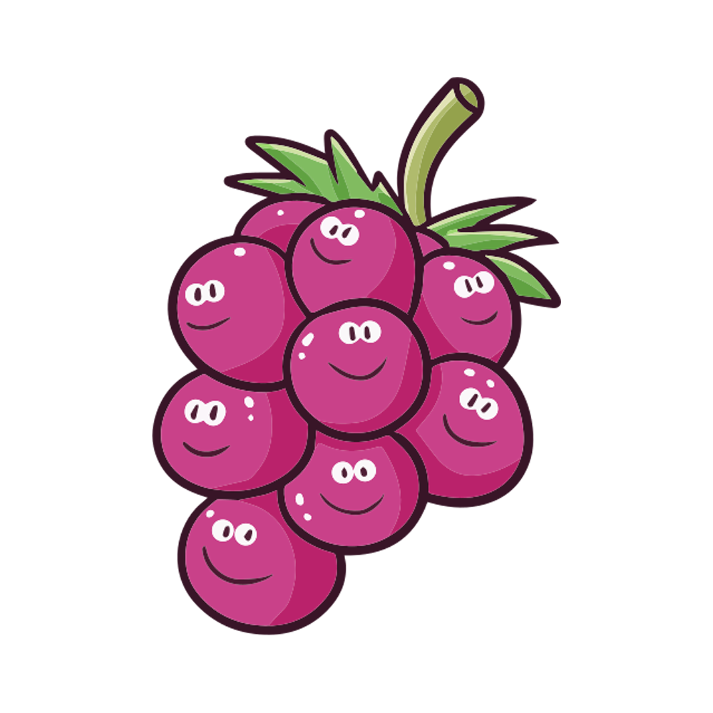 Grape Free Sticker Transparent Clipart