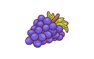 Grape Free Sticker PNG