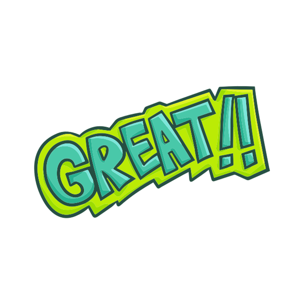 Great Free Sticker Transparent Image