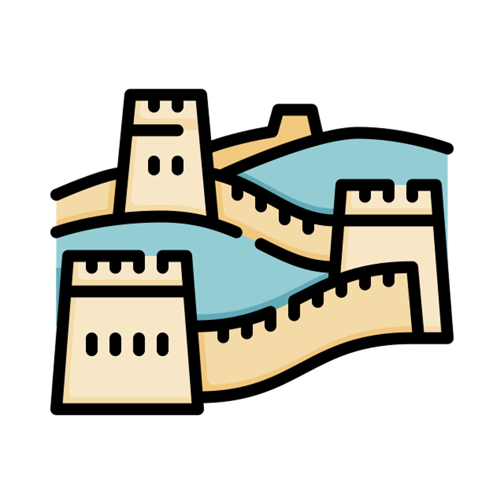Great Wall Of China Free Sticker Transparent Picture
