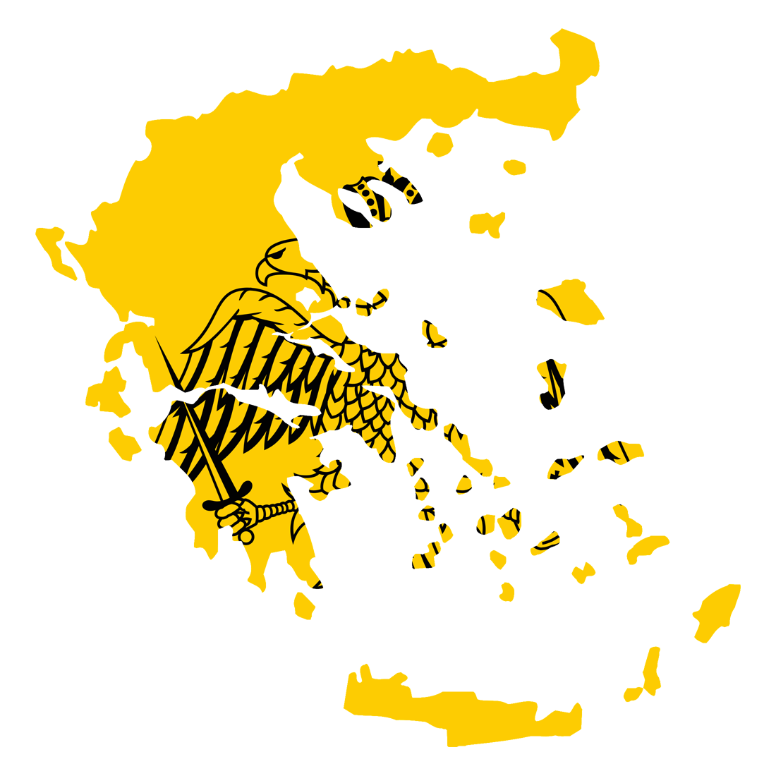 Greece Map Transparent Picture