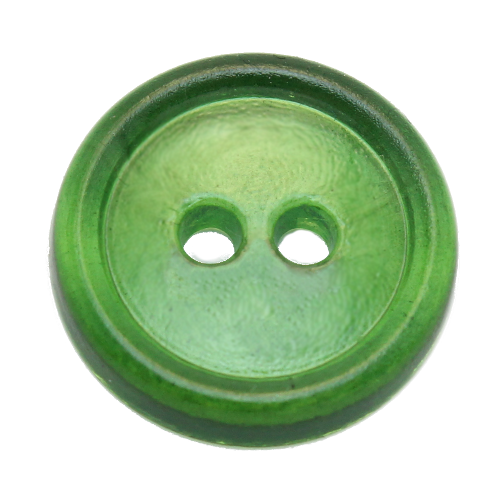 Green Clothes Button Transparent Photo