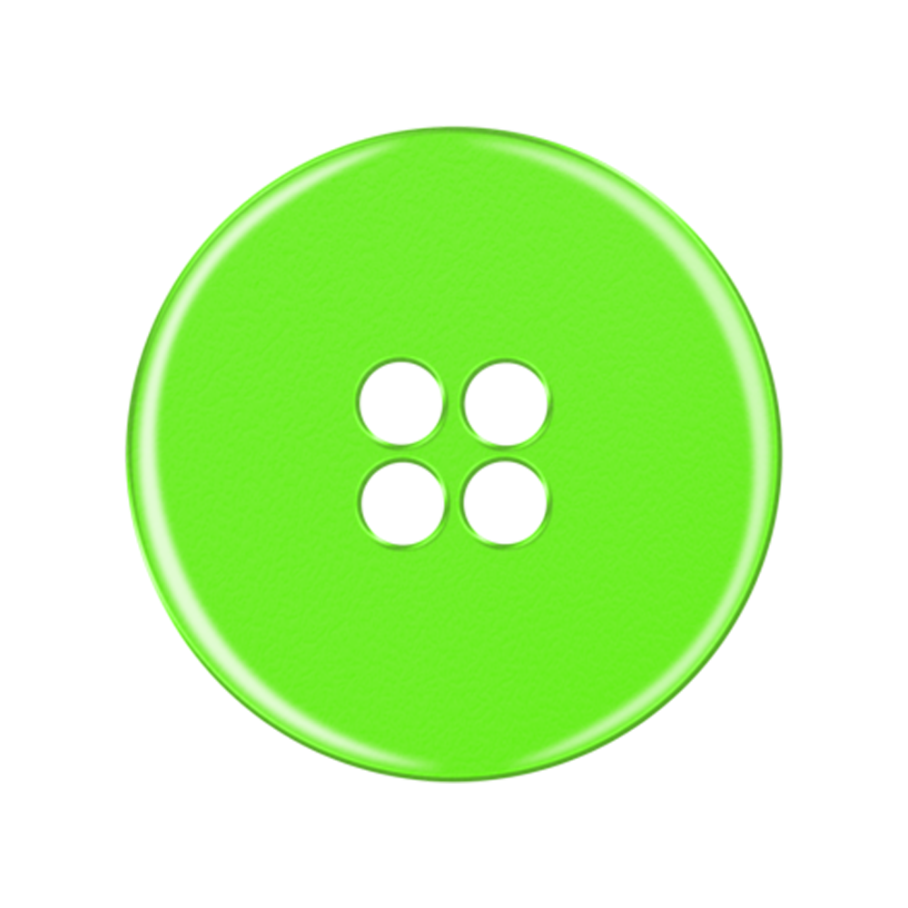 Green Clothes Button Transparent Gallery