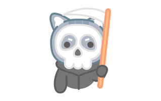 Grim Reaper Free Sticker PNG