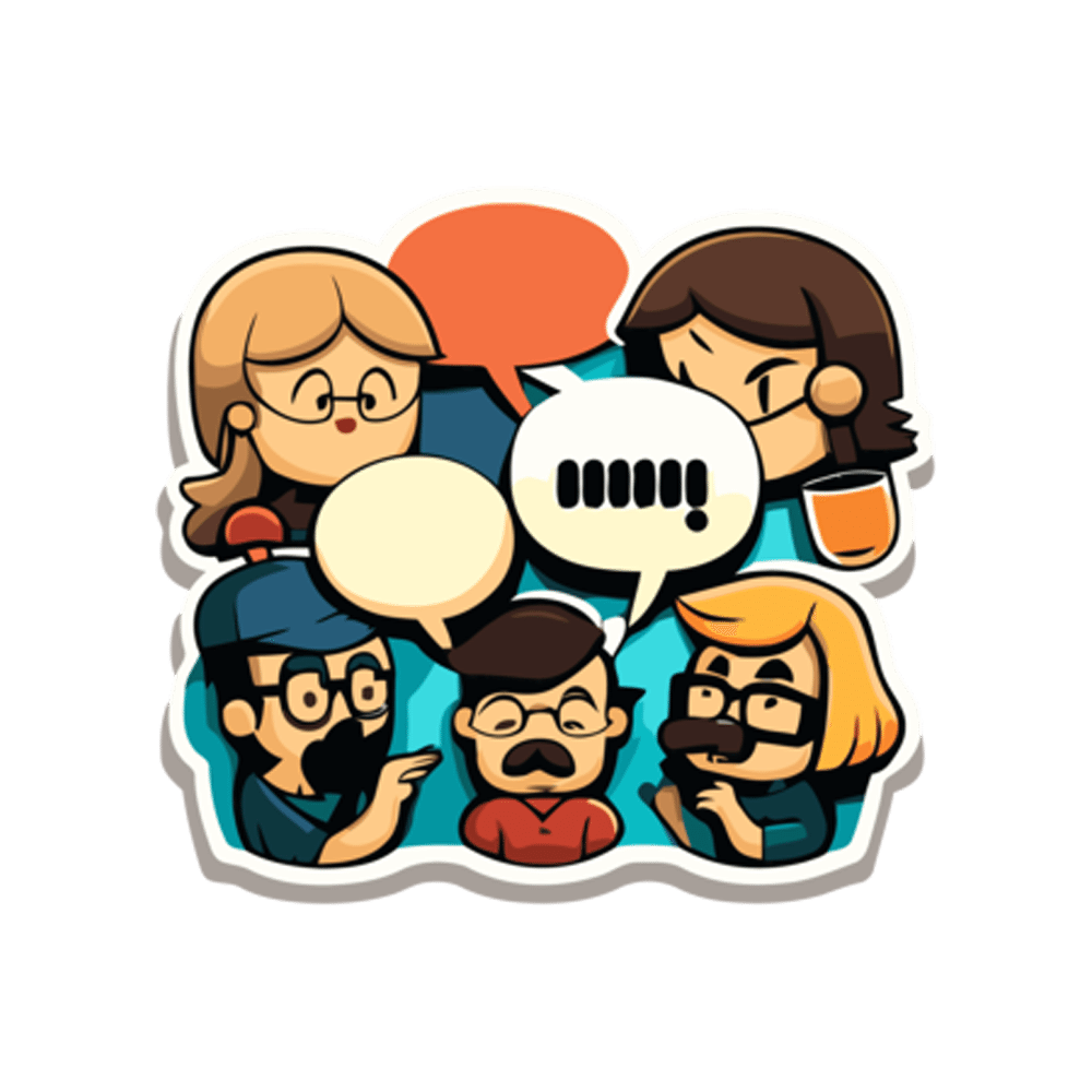 Group Chat Sticker Transparent Picture
