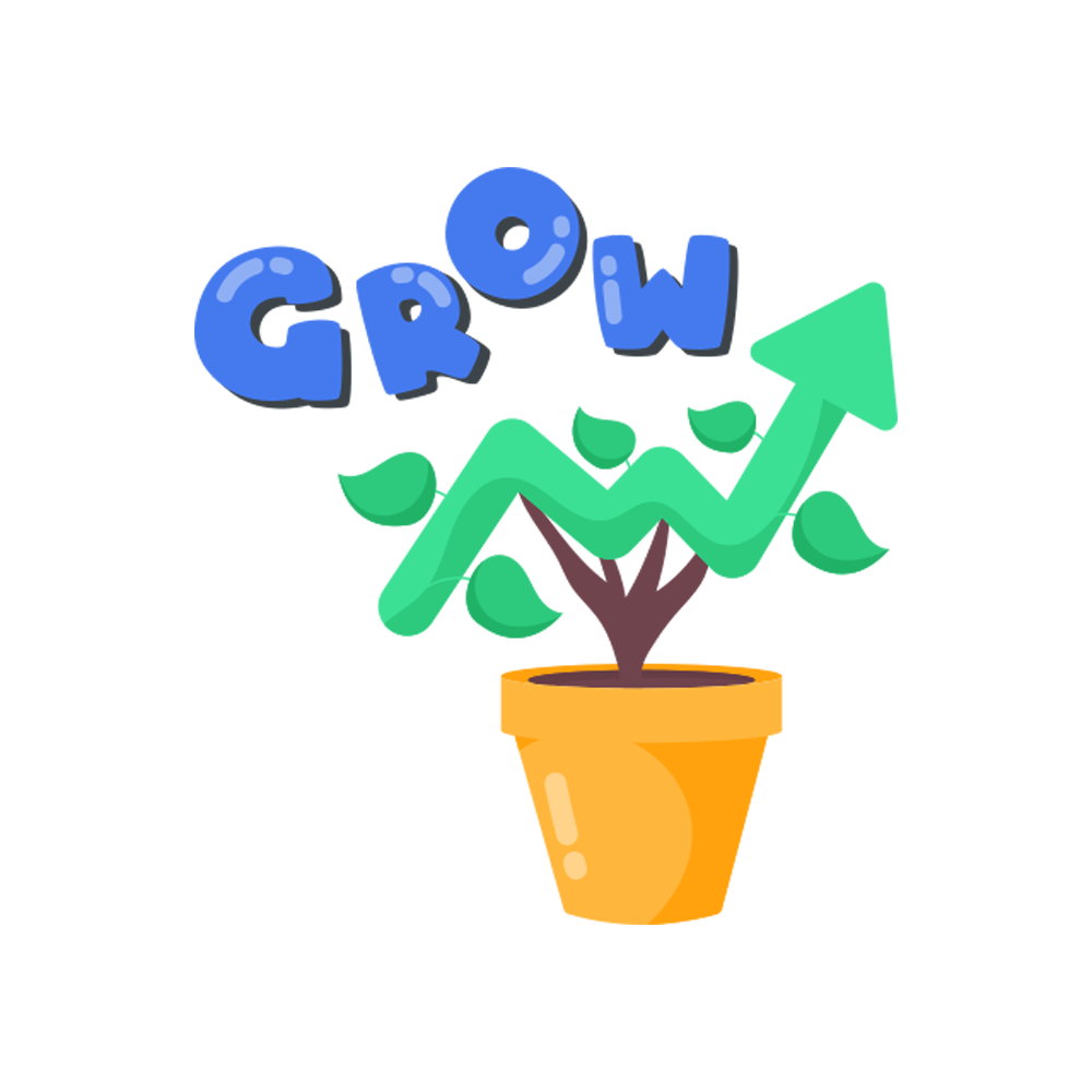 Growing Sticker Transparent Image