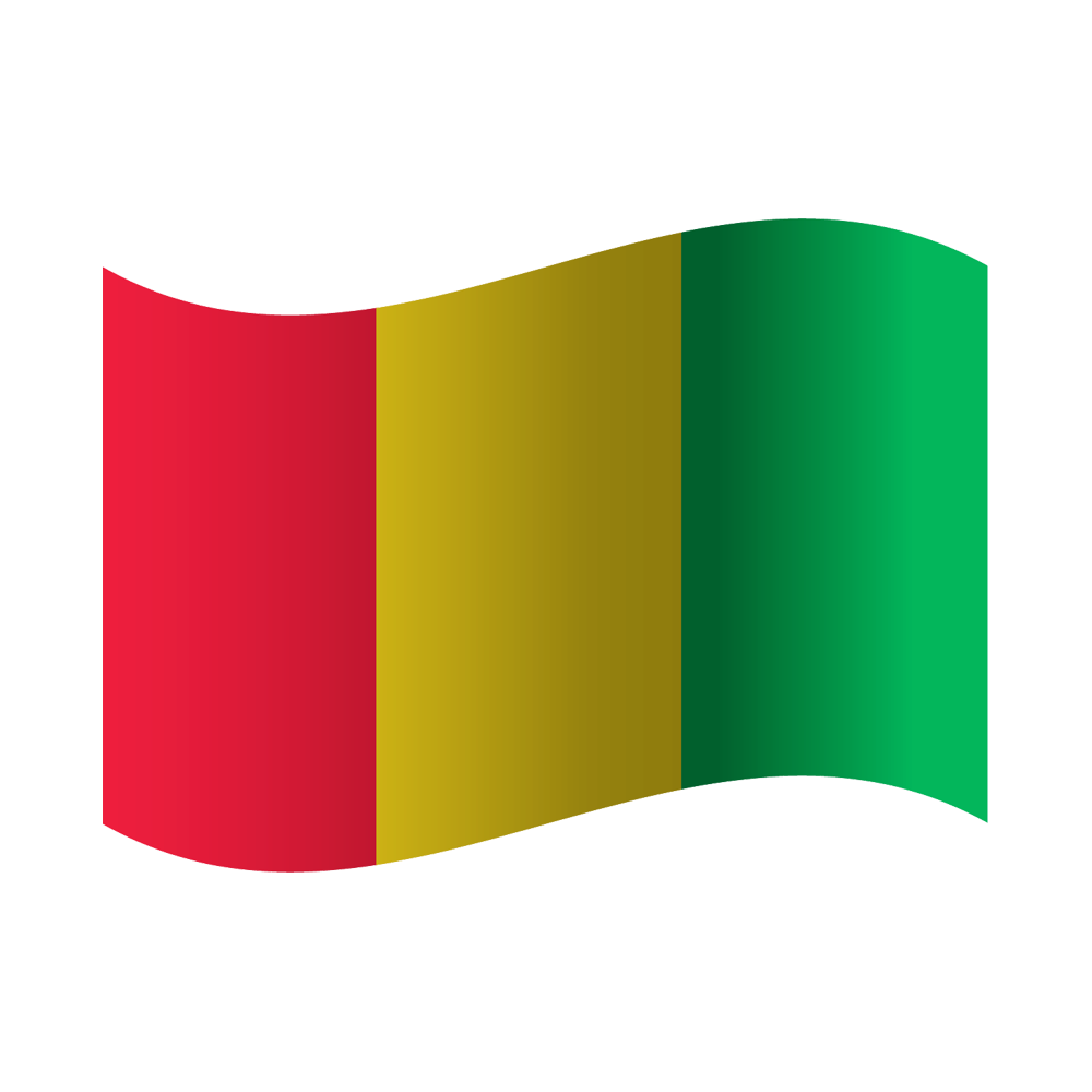 Guinea Flag Transparent Clipart