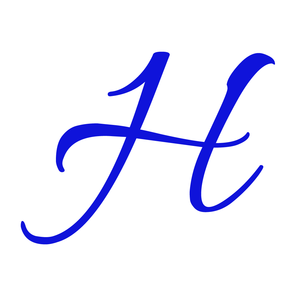 H Alphabet Blue Transparent Photo