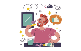 Habits Sticker PNG
