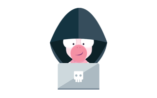 Hacker Free Sticker PNG