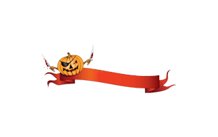 Halloween Ribbon PNG