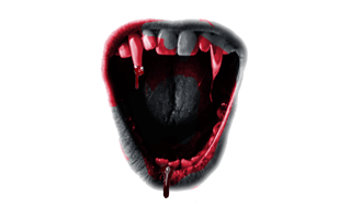 Halloween Vampire Fangs PNG