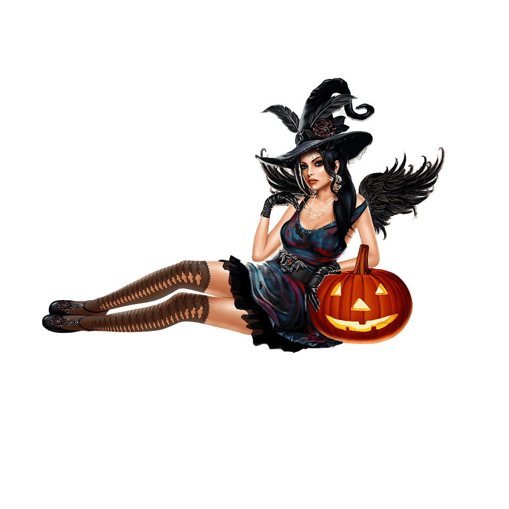 Halloween Witch Women Transparent Picture