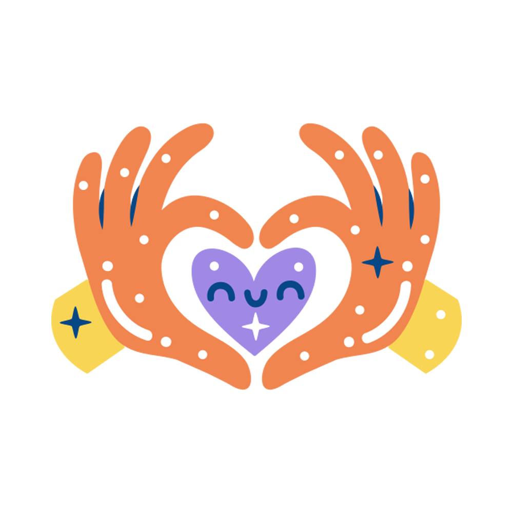 Hand Heart Free Sticker Transparent Gallery
