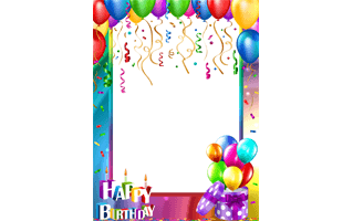 Happy Bhirthday Frame PNG
