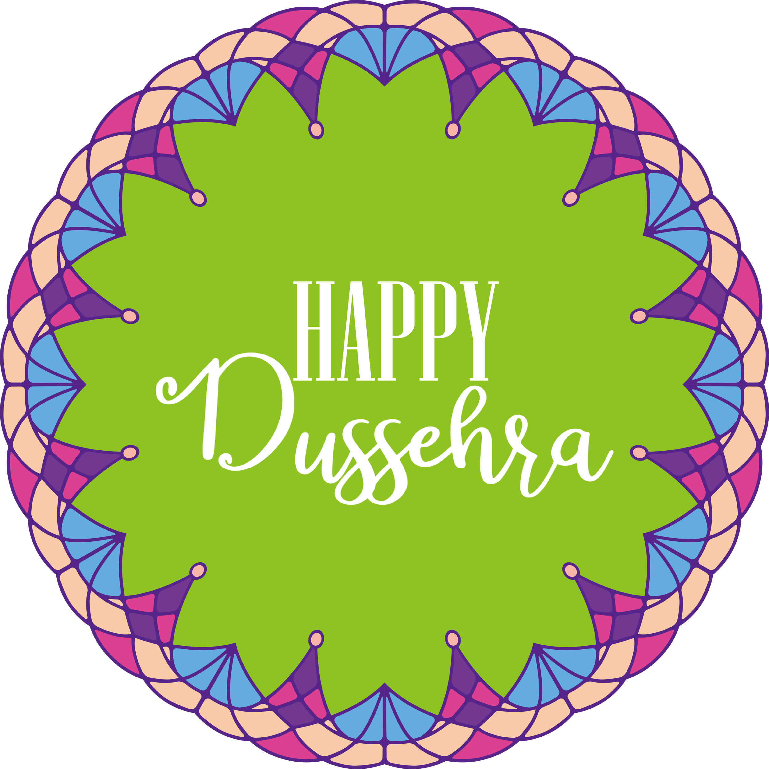 Happy Dussehra Transparent Image