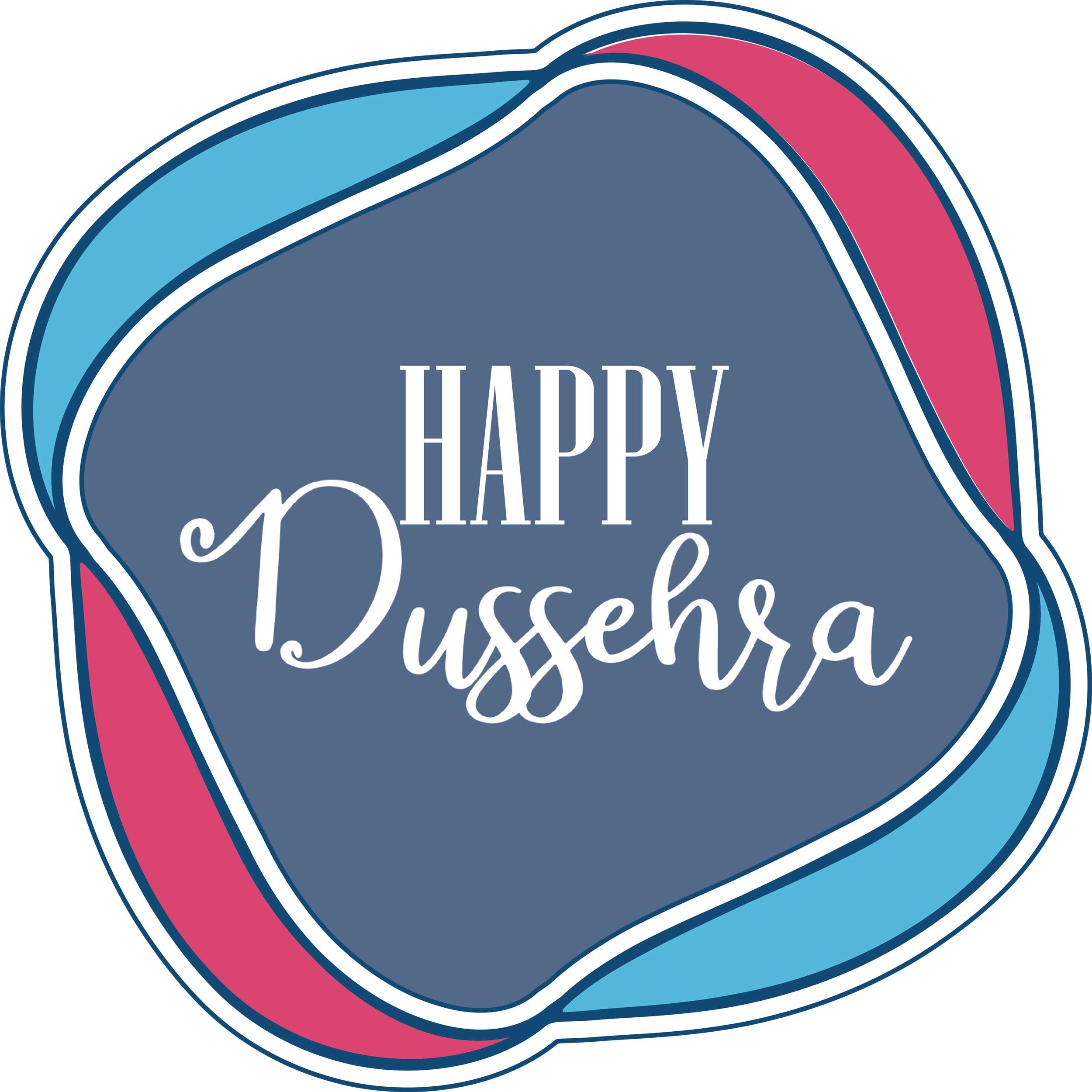 Happy Dussehra Transparent Picture