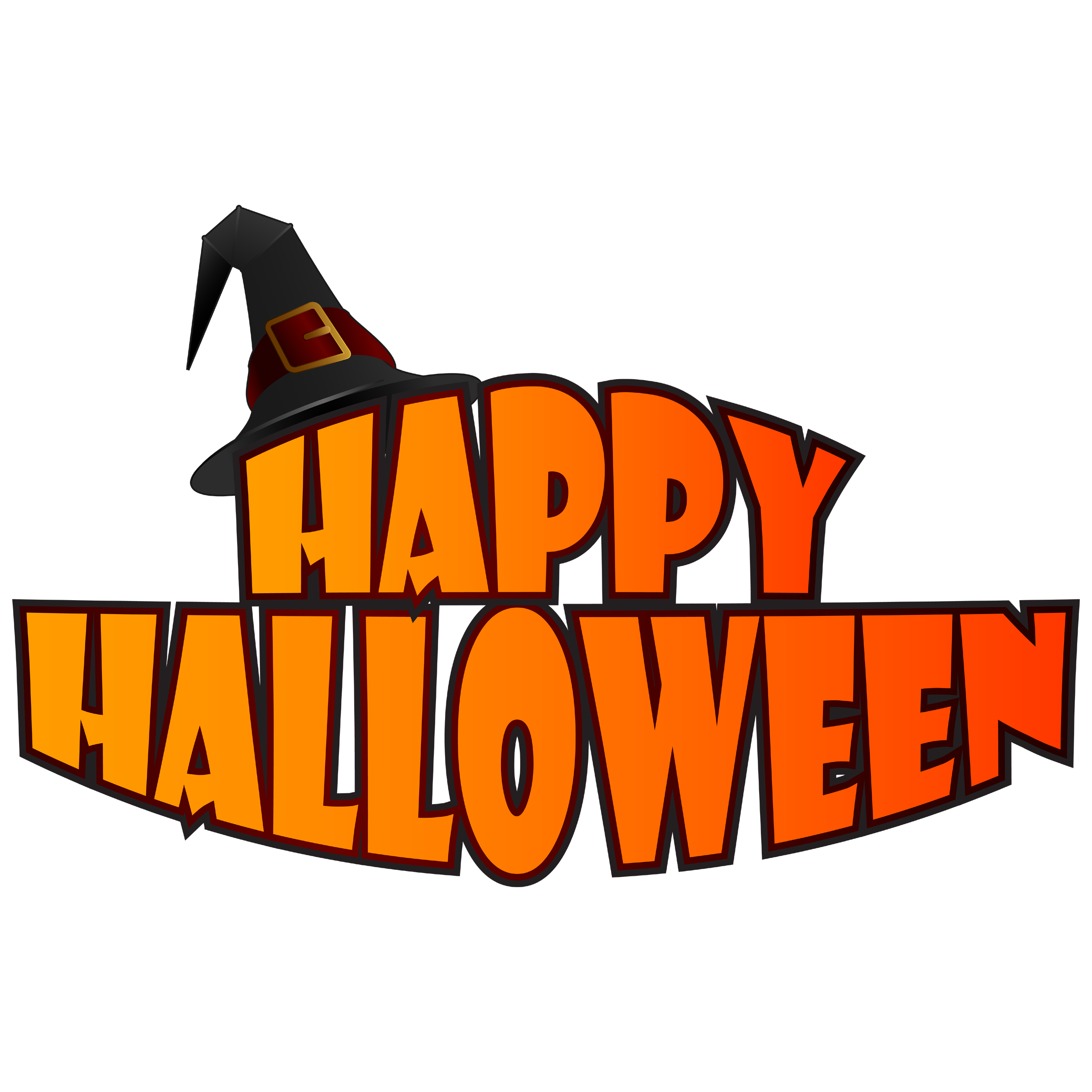 Happy Halloween Logo Transparent Picture