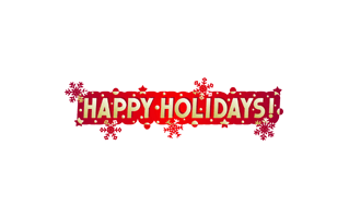 Happy Holidays PNG