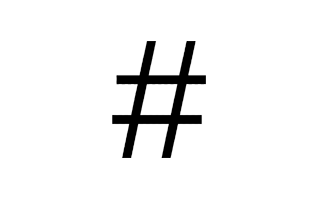 Hastag Symbol PNG