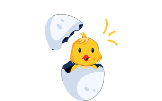 Hatching Free Sticker PNG