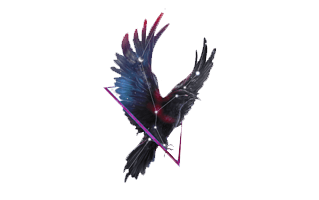 Haunted Raven PNG