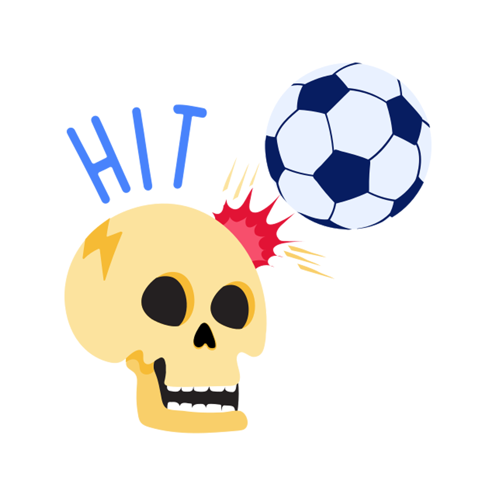 Head Hit Sticker Transparent Image