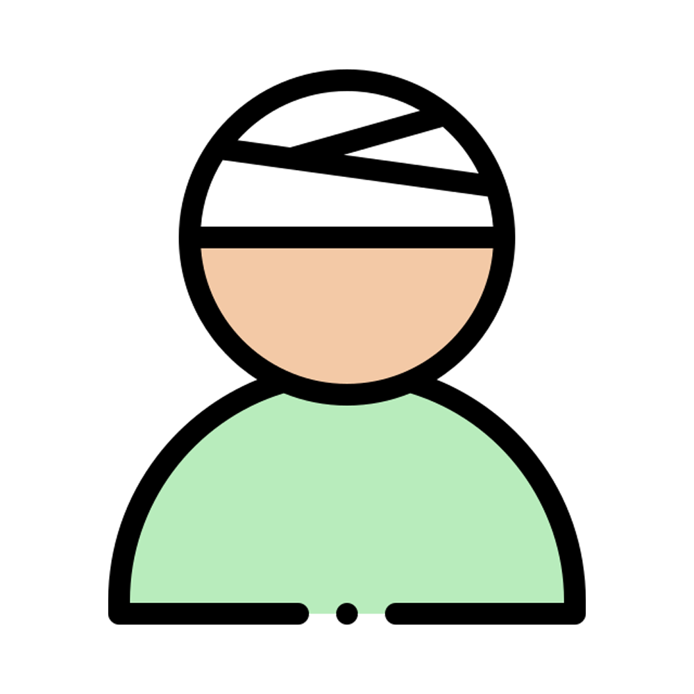 Head Hit Sticker Transparent Clipart