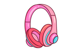 Headphones Free Sticker PNG
