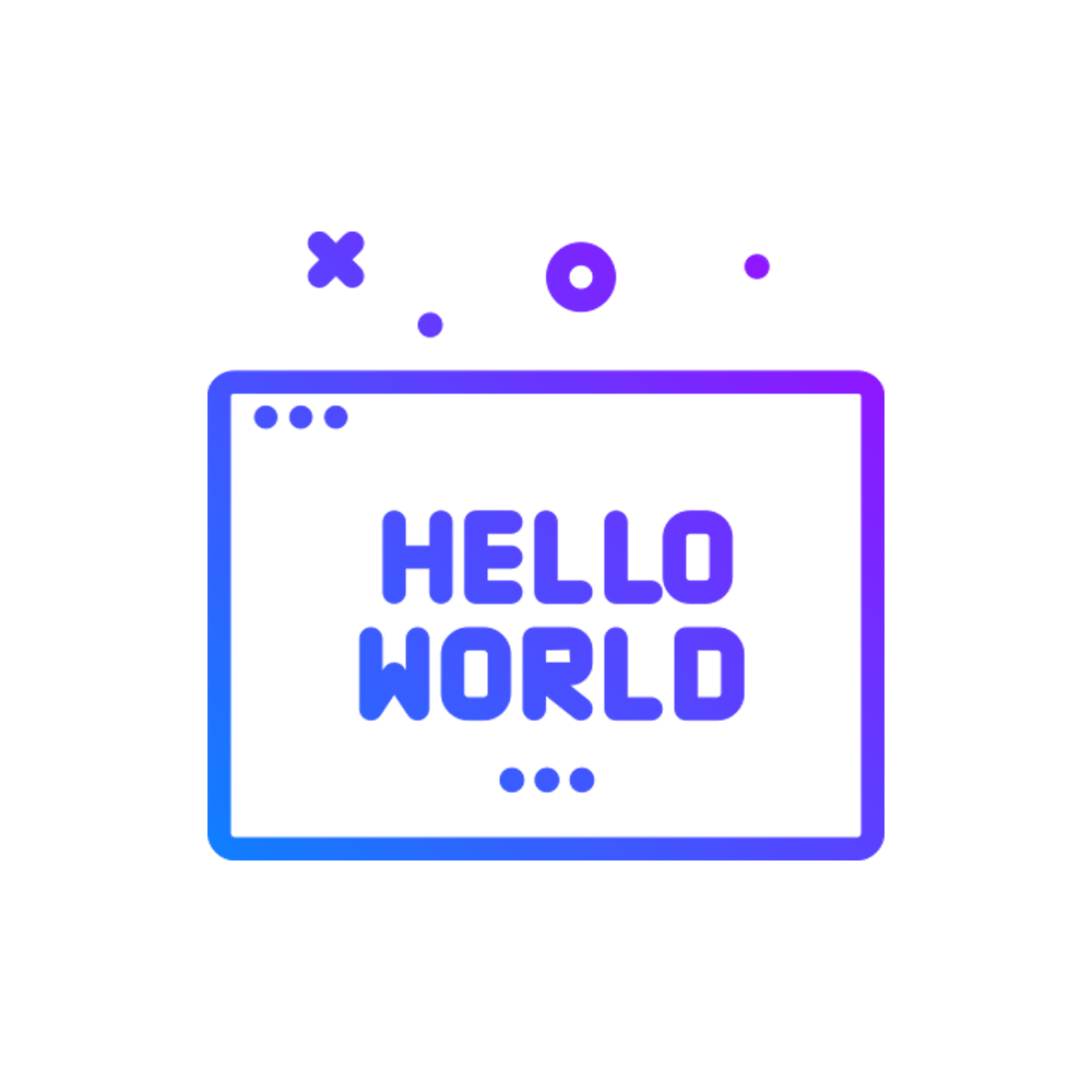 Hello World Free Sticker Transparent Picture