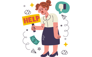 Help Free Sticker PNG