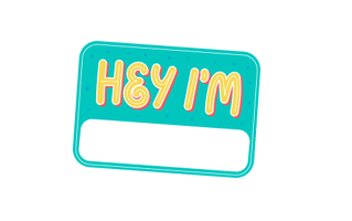 Hey Sticker PNG