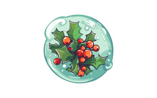 Holly Free Sticker PNG