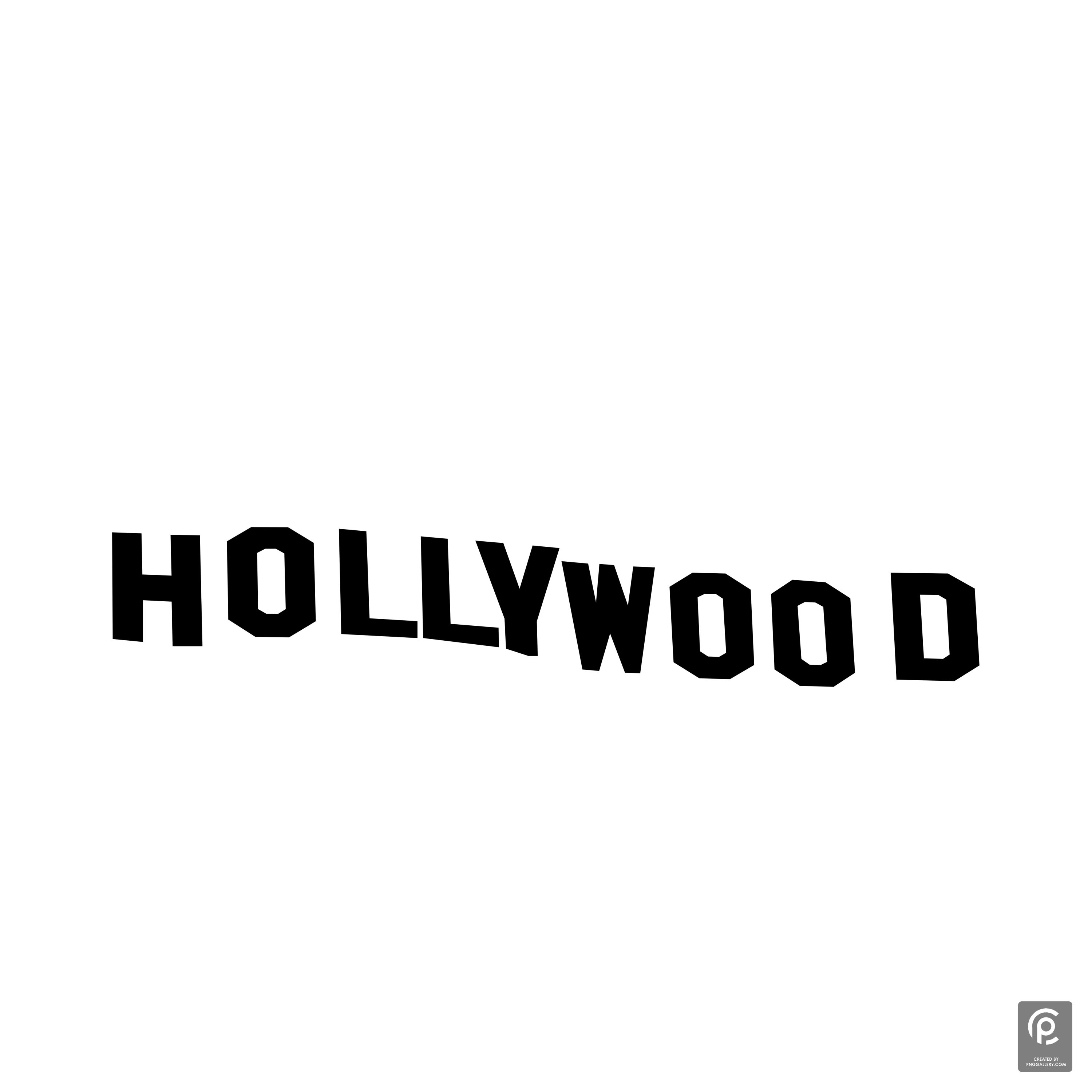 Hollywood Logo Transparent Clipart