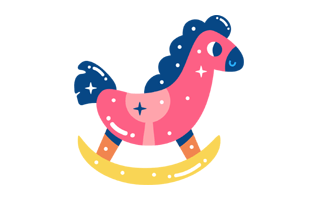 Horse Toy Free Sticker PNG
