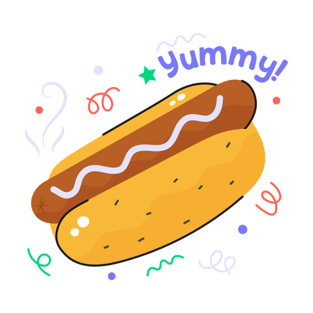 Hot Dogs Free Sticker Transparent Gallery