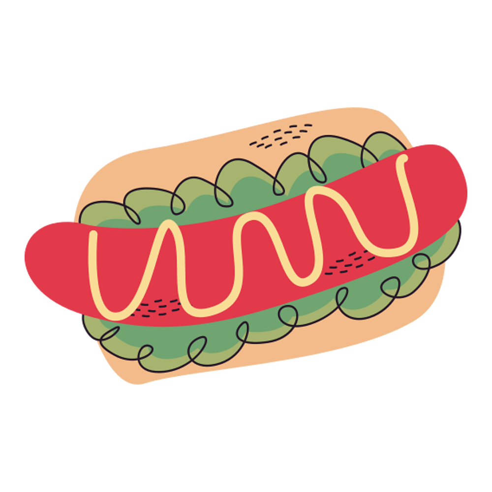 Hot Dogs Sticker Transparent Picture