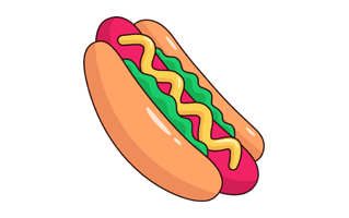 Hot Dogs Sticker PNG