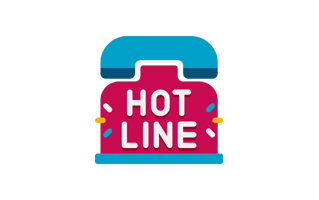 Hotline Free Sticker
