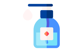 Hydroalcoholic Gel Sticker PNG