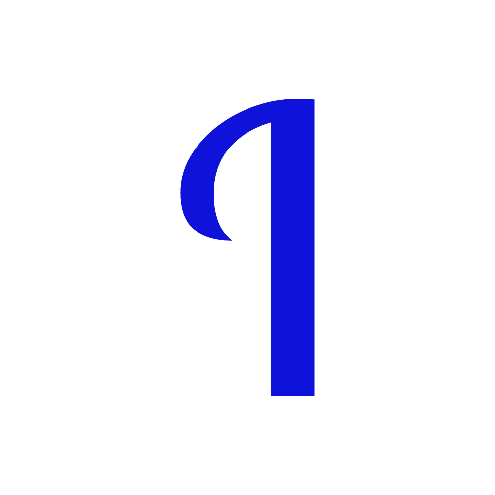 I Alphabet Blue Transparent Picture