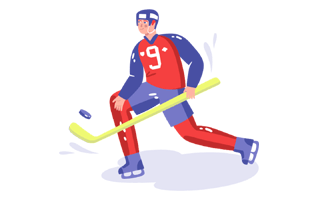 Ice Hockey Sticker PNG
