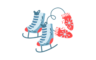 Ice-skating Free Sticker PNG