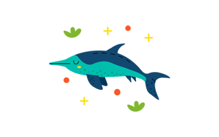 Ichthyosaurus Sticker PNG