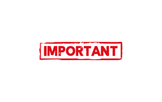 Important Stamp PNG