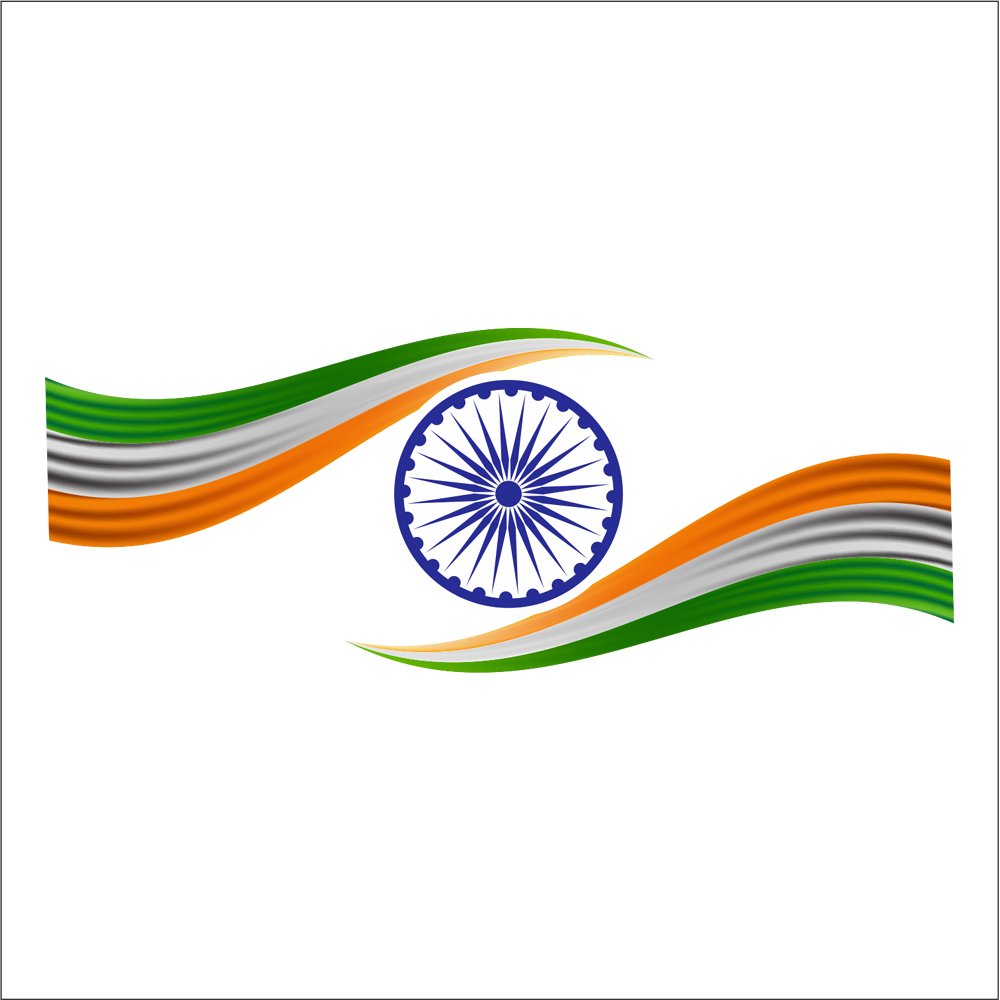 Indian Flag Transparent Clipart