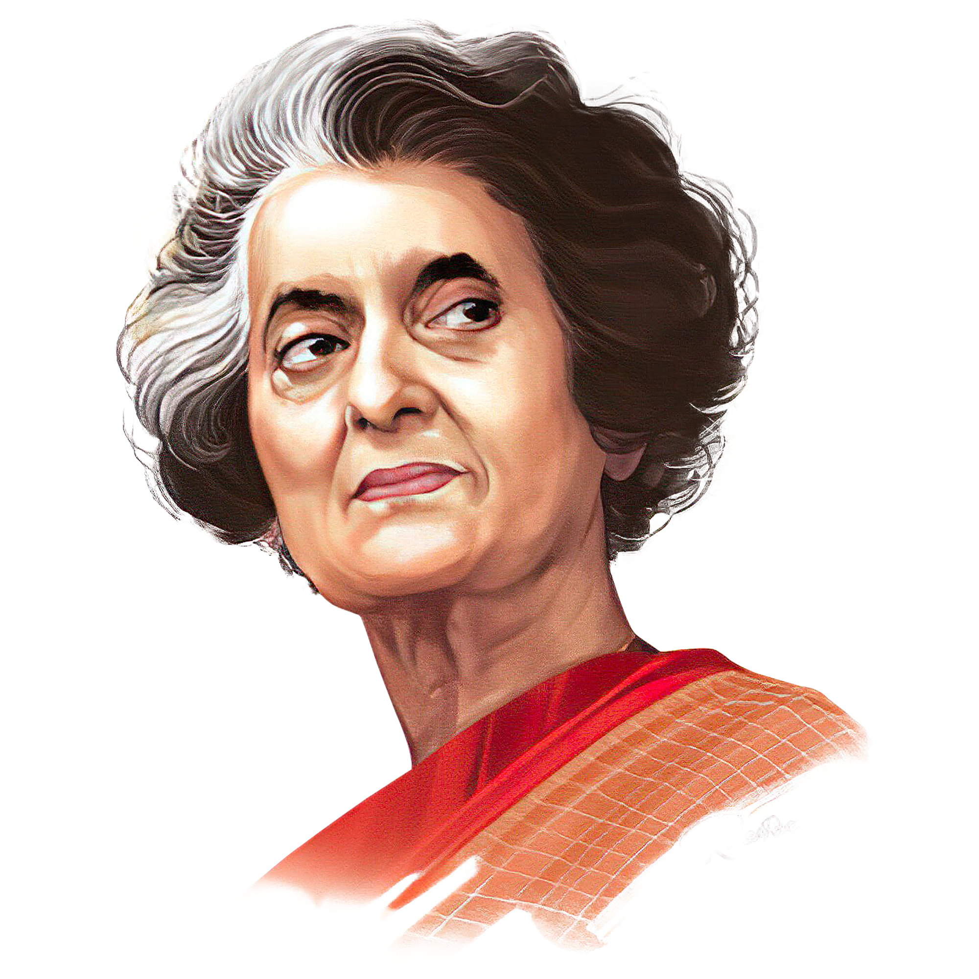 Indira Gandhi Transparent Photo