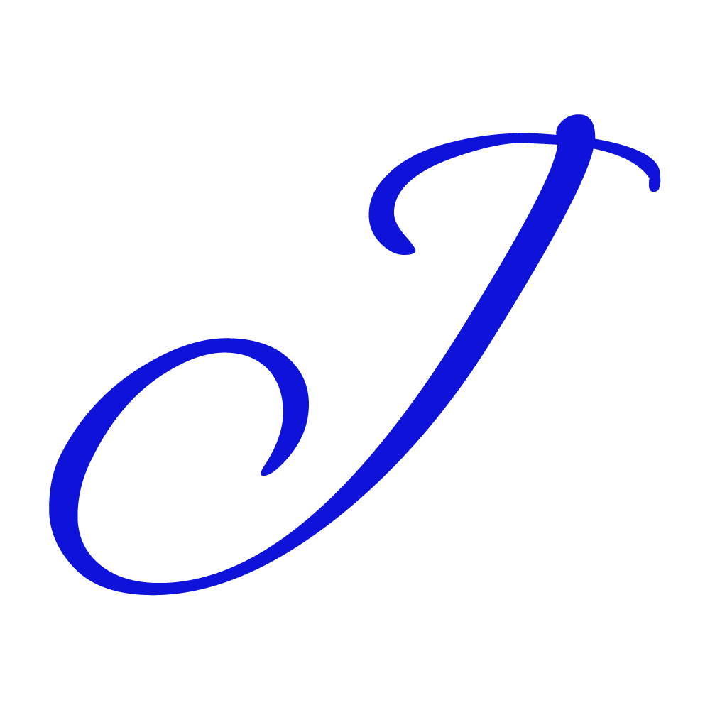 J Alphabet Blue Transparent Image