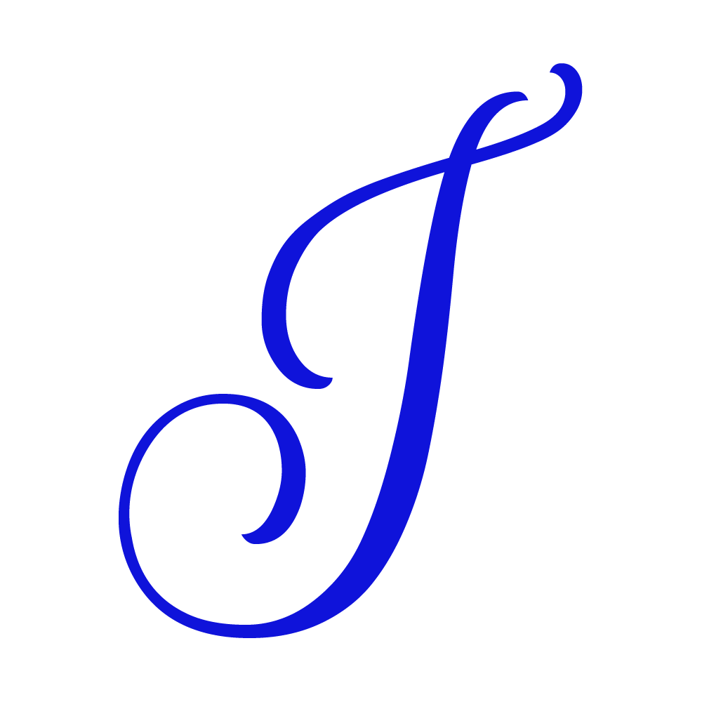 J Alphabet Blue Transparent Gallery